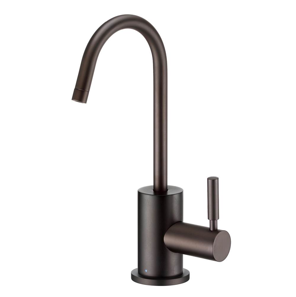 Whitehaus Collection Point of Use Cold Water Drinking Faucet with Gooseneck Swivel Spout