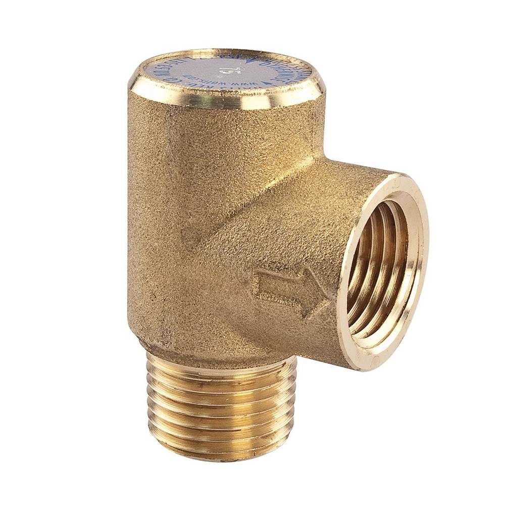 Watts 1/2 In Lead Free Brass Poppet Type Pressure Relief Valve, 75 psi