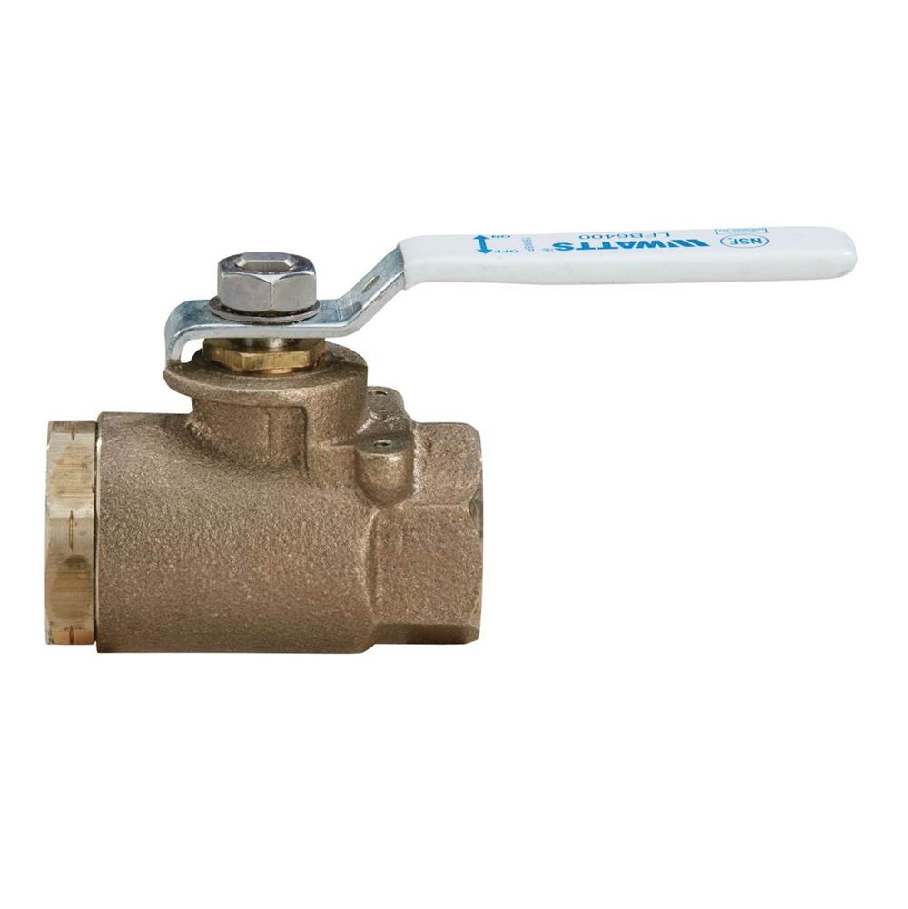 Watts 4 In Lead Free 2-Piece Standard Port Ball Valve With Actuator Mounting Pads